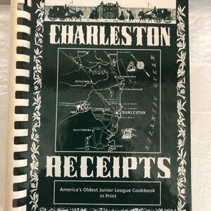 Charleston Receipts Cookbook - Black and White
